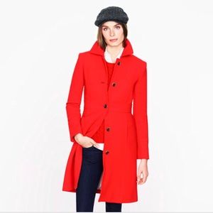 J. Crew Petite Double-Cloth Lady Day Coat
